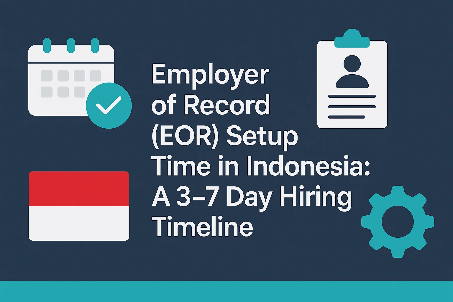 Employer of Record (EOR) Setup Time in Indonesia Explained: A 3-7 Day Hiring Timeline